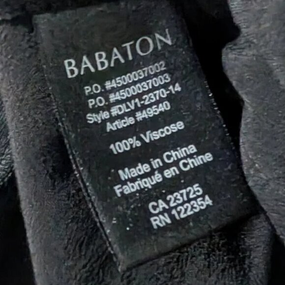 Aritzia Babaton | Oliver Draped Moto Jacket In Black - Picture 9 of 10